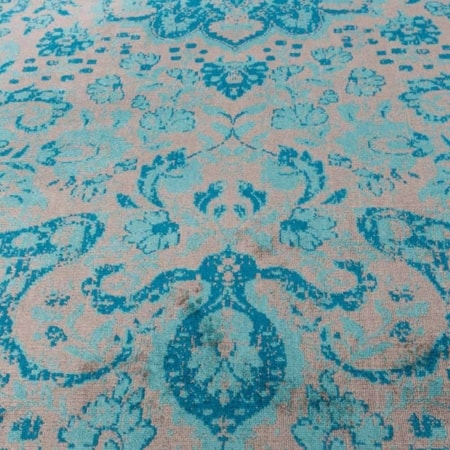 Chi vloerkleed - viscose blue 160x230cm - Afbeelding 3