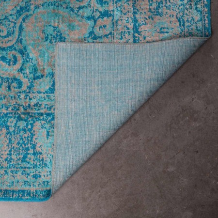 Chi vloerkleed - viscose blue 160x230cm - Afbeelding 5