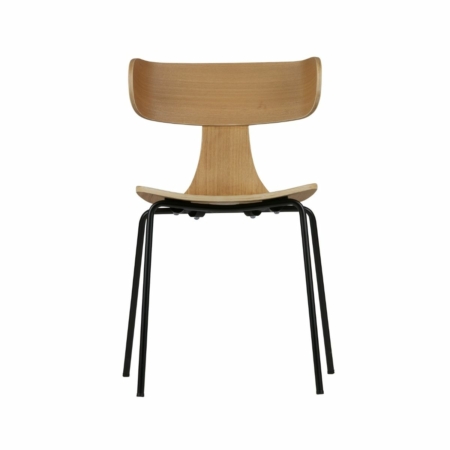 BePureHome Form houten eetkamerstoel naturel