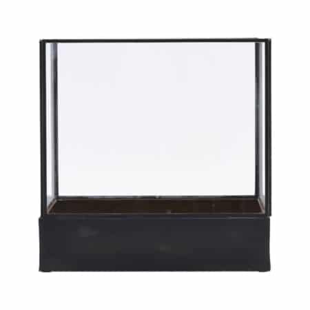 Housedoctor Display box glas metaal zwart Small