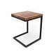 LABEL51 Vintage laptoptafel mangohout metaal zwart