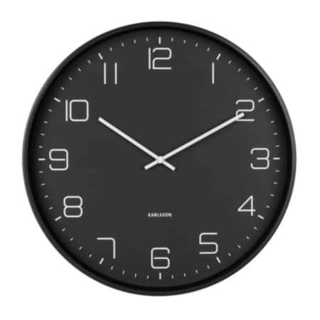 KARLSSON Lofty wandklok zwart ø40cm