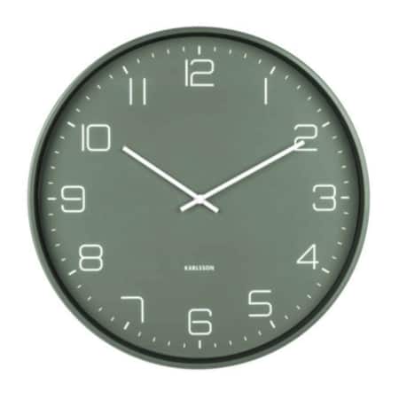 KARLSSON Lofty wandklok groen ø40cm