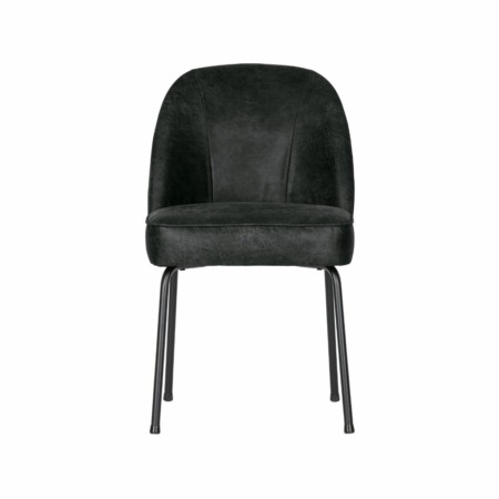 BePureHome Vogue eetkamerstoel leer zwart