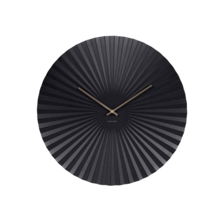 Karlsson Sensu wandklok metaal zwart XL ø50cm