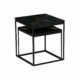 BePureHome Mellow bijzettafels marmer zwart set v 2