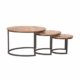 LABEL51 Triplet XL salontafel set van 3 mangohout
