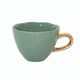 Start je dag heerlijk ontspannen met de Good Morning Cup van Urban Nature Culture. Hoe vroeg je ochtend ook is, elke Good Morning Cup brengt een glimlach op je gezicht. De mok is gemaakt van porselein en heeft een mooie organische vorm met een handgeschilderd gouden oortje.