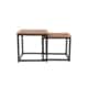 Label51 Twain salontafel mangohout set van 2
