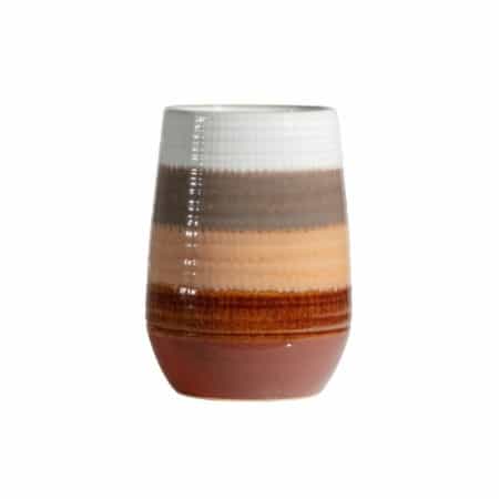 BePureHome Lava vaas ceramic chestnut ø19cm