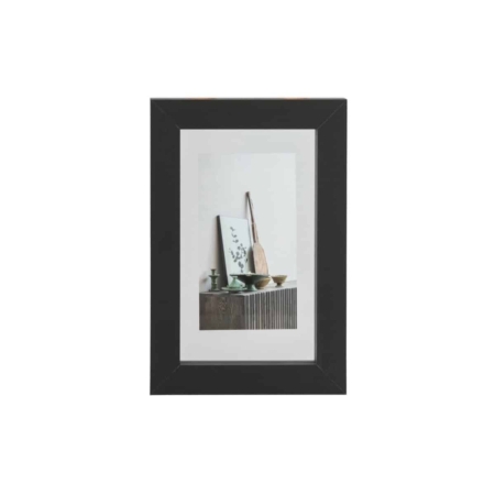 WOOOD Exclusive Blake fotolijst met houten rand zwart 30x20cm