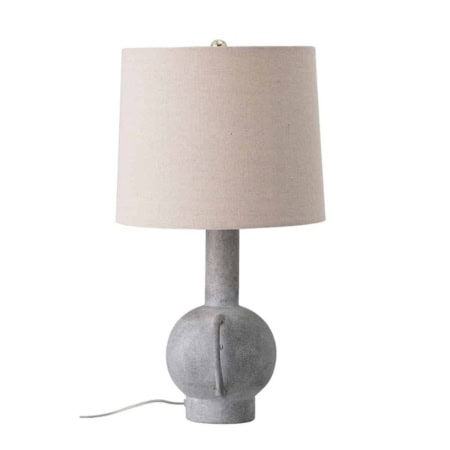 Bloomingville Kean tafellamp grijs terracotta - Afbeelding 4