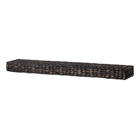 Bloomingville Celina wandplank riet zwart 75x12,5cm
