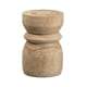 WOOOD Bikkel kruk hout naturel Ø28x40CM