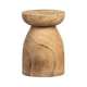 WOOOD Bink kruk hout naturel Ø28x40CM
