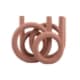 Present Time Rings Kaarsenhouder terracotta