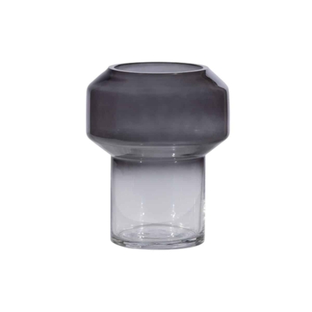 WOOOD Jaxx vaas glas zwart Ø15cm