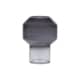 WOOOD Jaxx vaas glas zwart Ø18cm