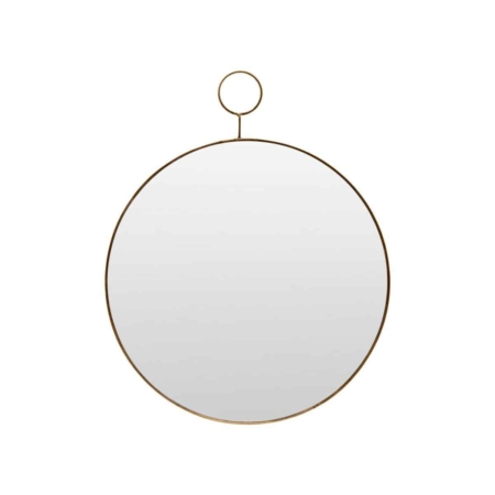 Housedoctor Loop spiegel antique brass 38cm