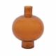 Urban Nature Culture Round vaas gerecycled glas golden oak