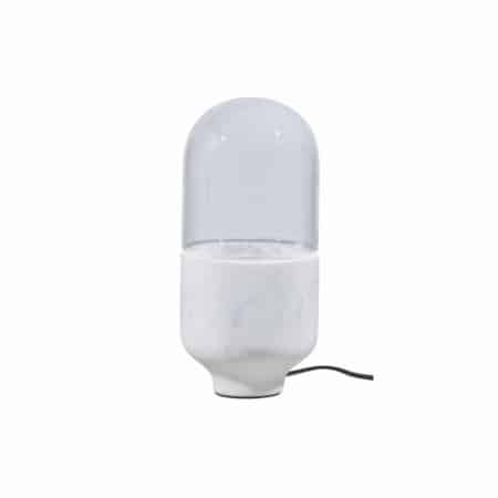 WOOOD Exclusive Asel tafellamp marmer glas off white