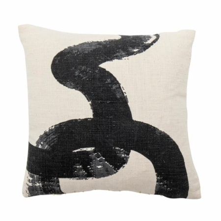 Bloomingville Ebell kussen wit 40x40cm