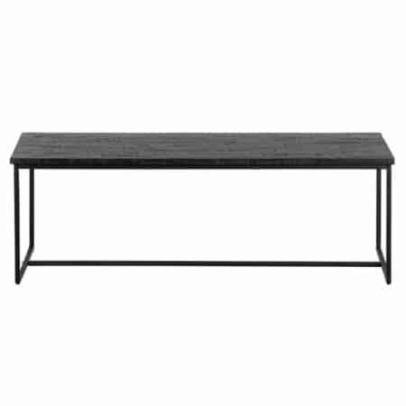 BePureHome Sharing salontafel teakhout metaal zwart
