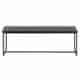 BePureHome Sharing salontafel teakhout metaal zwart