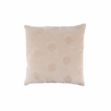 WOOOD Exclusive Riv kussen fluweel bisquit 45x45cm
