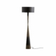 BePureHome Blackout Too staande lamp metaal zwart brass