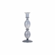 ZES10 Dinerkaarshouder glas blauw 23cm