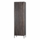 WOOOD Exclusive Gravure hoge kast met lade essenhout espresso
