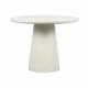 WOOOD Damon eettafel betonlook wit ø100cm