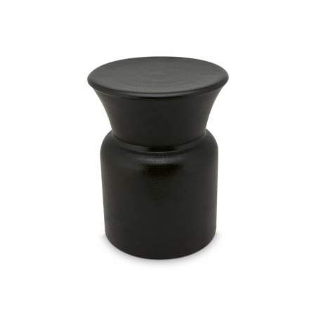 vtwonen Sidetable metaal zwart met relief