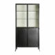 New Routz Washington vitrinekast metaal grijs wit medium