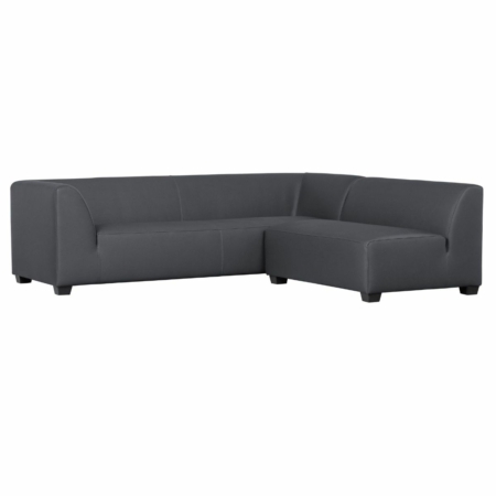 vtwonen Hollandia hoekbank outdoor carbon grijs