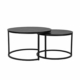 LABEL51 Salontafel set Grand metaal zwart