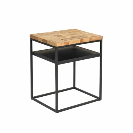 ZES10 Match bijzettafel teakhout