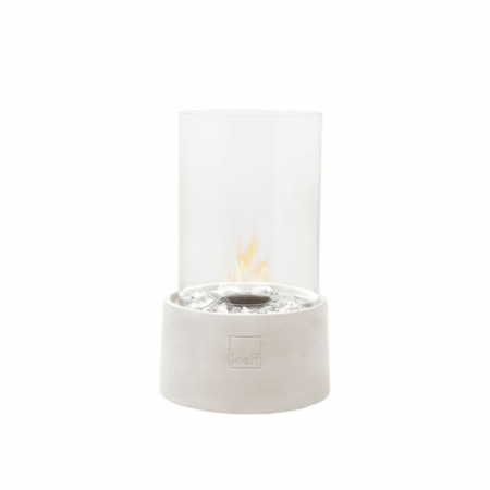 ZES10 Leeff stonefire tafelhaard wit