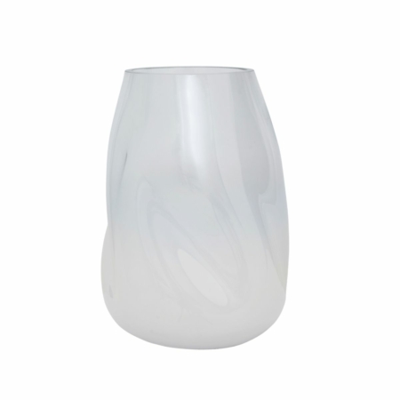Urban Nature Culture Gradient vaas glas wit transparant