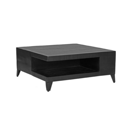 LABEL51 Bloc salontafel mangohout zwart