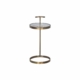 BePureHome Cool bijzettafel metaal glas antique brass