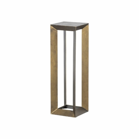 BePureHome Plain plantenstandaard metaal antique brass