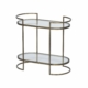 BePureHome Capital sidetable metaal glas antique brass