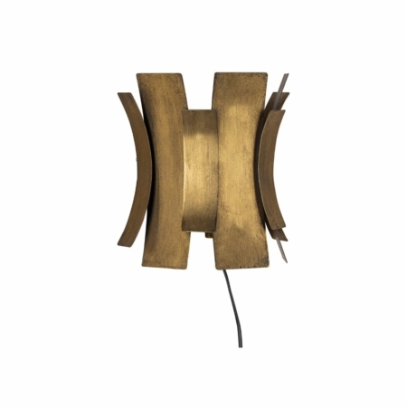 BePureHome Course wandlamp metaal antique brass