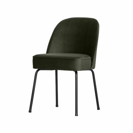 BePureHome Vogue eetkamerstoel velvet donker groen