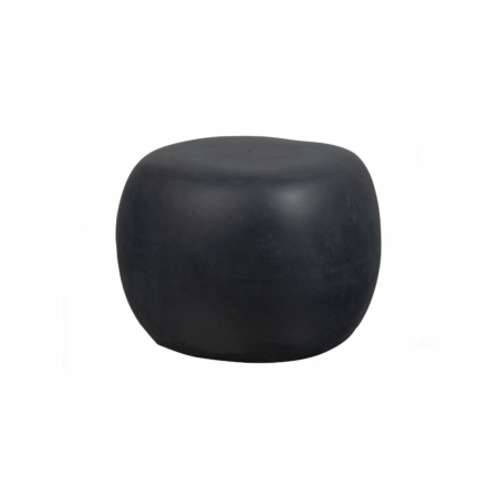 vtwonen Pebble bijzettafel betonlook antraciet ø50cm