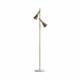 BePureHome Body vloerlamp met 2 lampen metaal antique brass