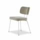 DYYK Ted eetkamerstoel wit frame multigrey