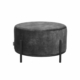 LABEL51 Troy poef velvet antraciet XL